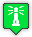Green Lighthouse Map Icon