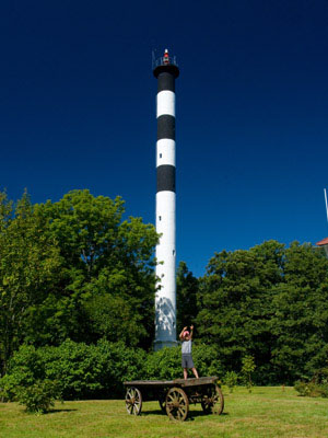 Abruka rear range lighthouse - Copyright 2008 Tuderna