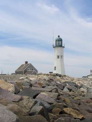 Scituate Lighthouse - Copyright 2007 B. Wacker