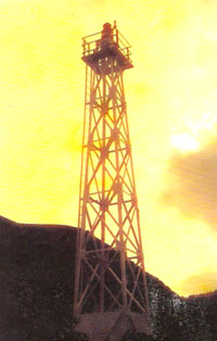 Barren Island Lighthouse - Copyright 1990 DGLL Noida VU2JHM