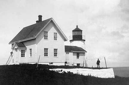 Eagle Island Light - Copyright 1950 USCG