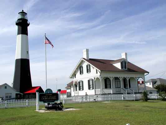 Tybee Island Lighthouse - Copyright 2002 Photo by F. Lee Graves