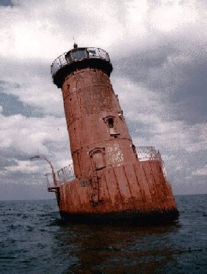 Sharps Island before a hurricane - Copyright 1998 K2JXW