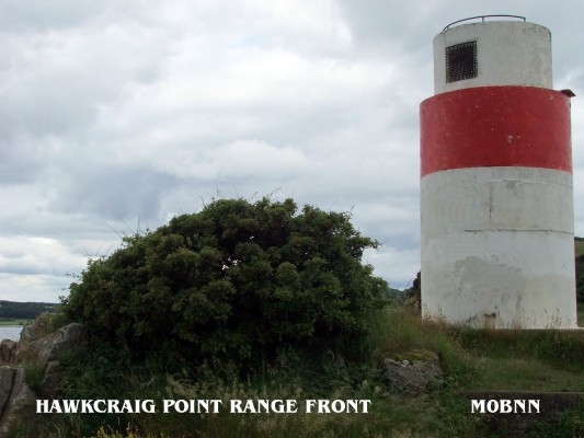 Hawkcraig Point Range Front - Copyright 2008 bill Newman