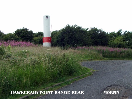 Hawkcraig Point Range Rear - Copyright 2008 Bill Newman