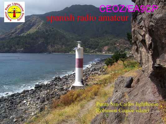 QSL Card from CEOZ/EA9CP - Copyright 2008 EA9CP