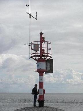 Terschelling Harbour Entrance Red - Copyright 2013 