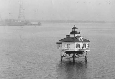 Greenbury Point Shoal Light 1925 - Copyright 1925 USCG