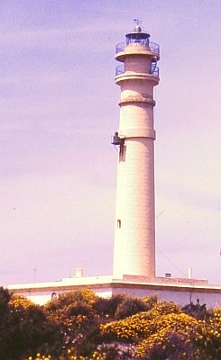 Sabinal Light, Punta Sabinar - Copyright 1993 J. Alan Lowe